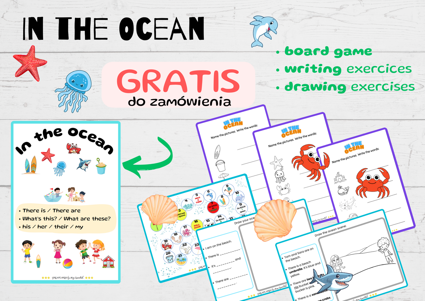 In the Ocean - Greatcards