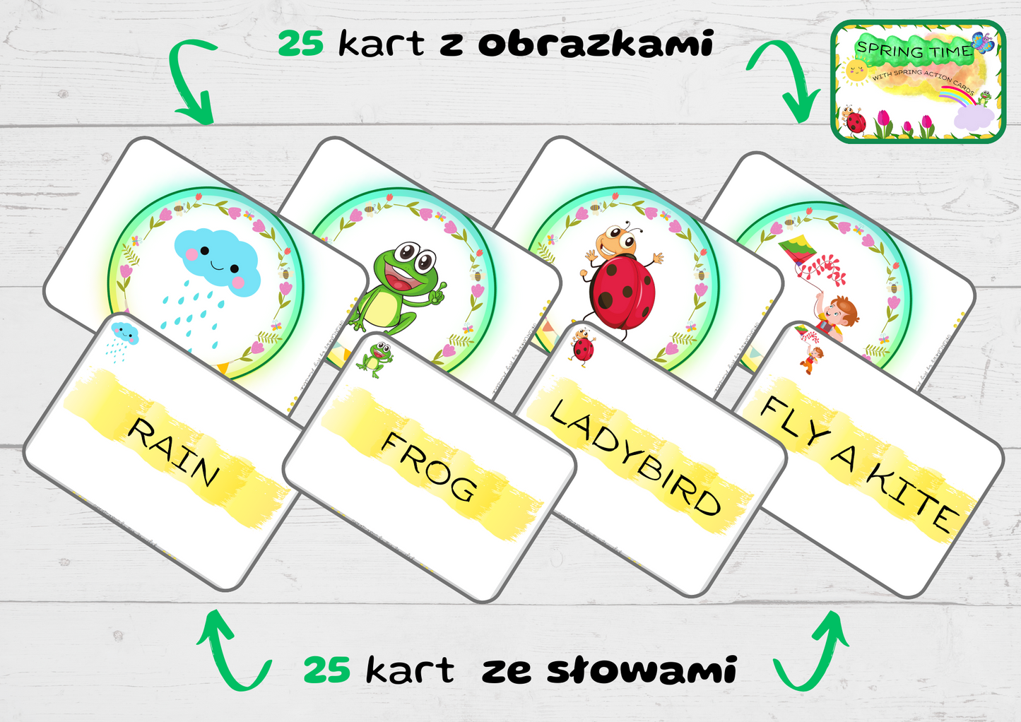 Greatcards - Spring Time with Spring Action Cards