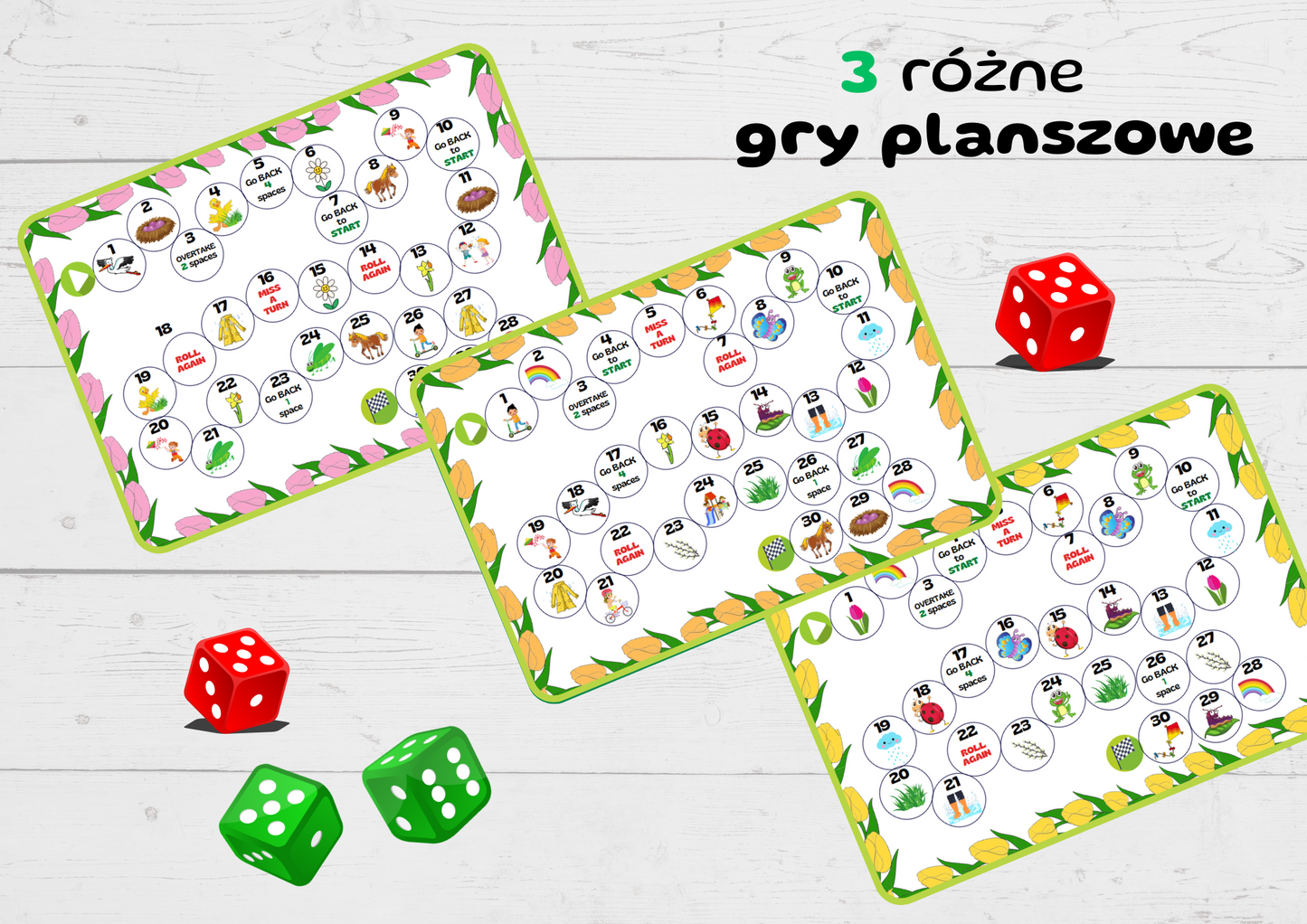 Greatcards - Spring Time - Games and Puzzles