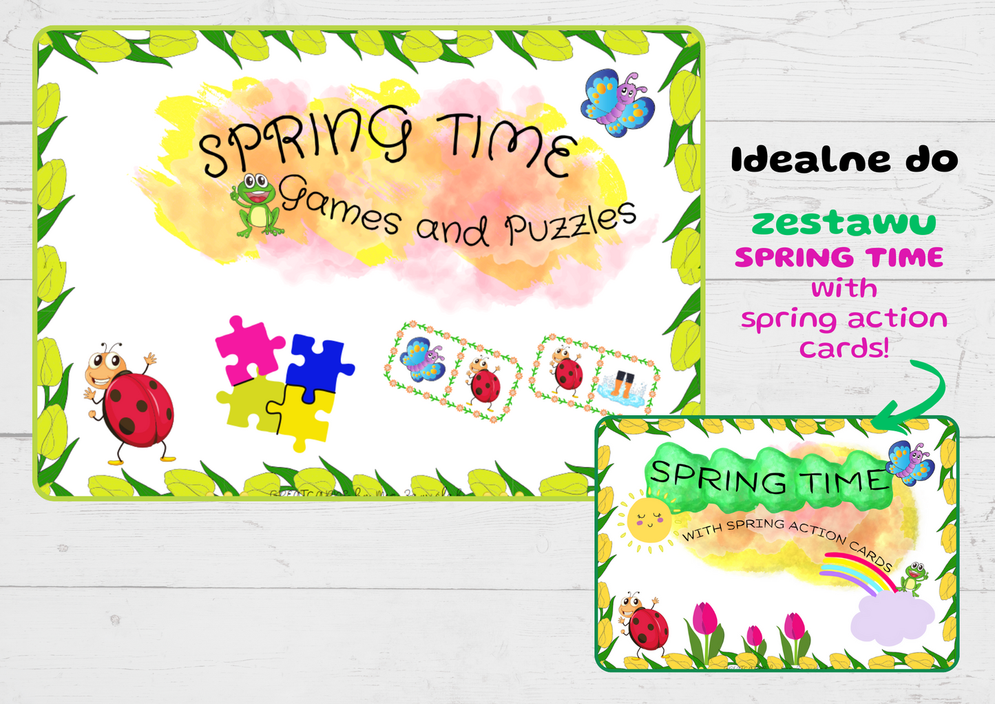 Greatcards - Spring Time - Games and Puzzles