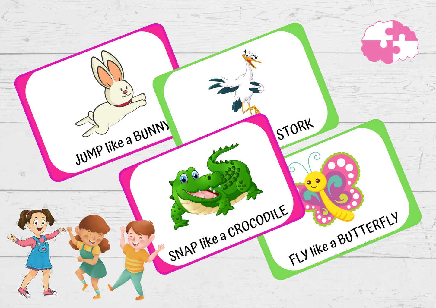 Greatcards - Funny Action Cards with Animals