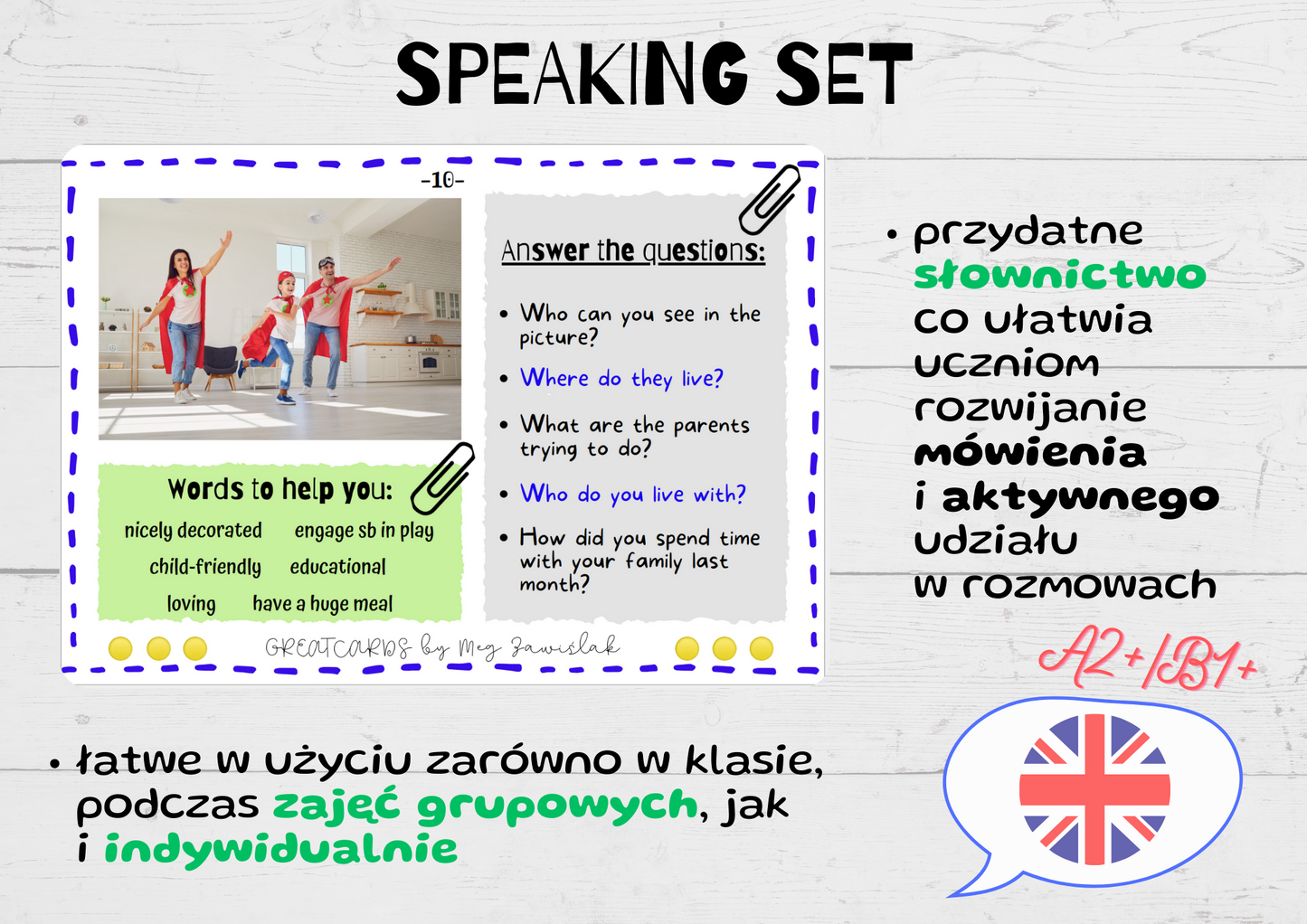 Greatcards - Speaking Set