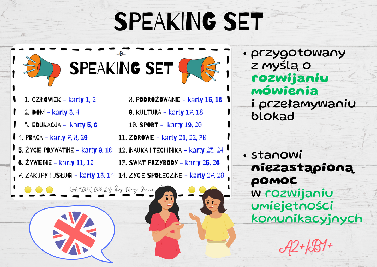 Greatcards - Speaking Set