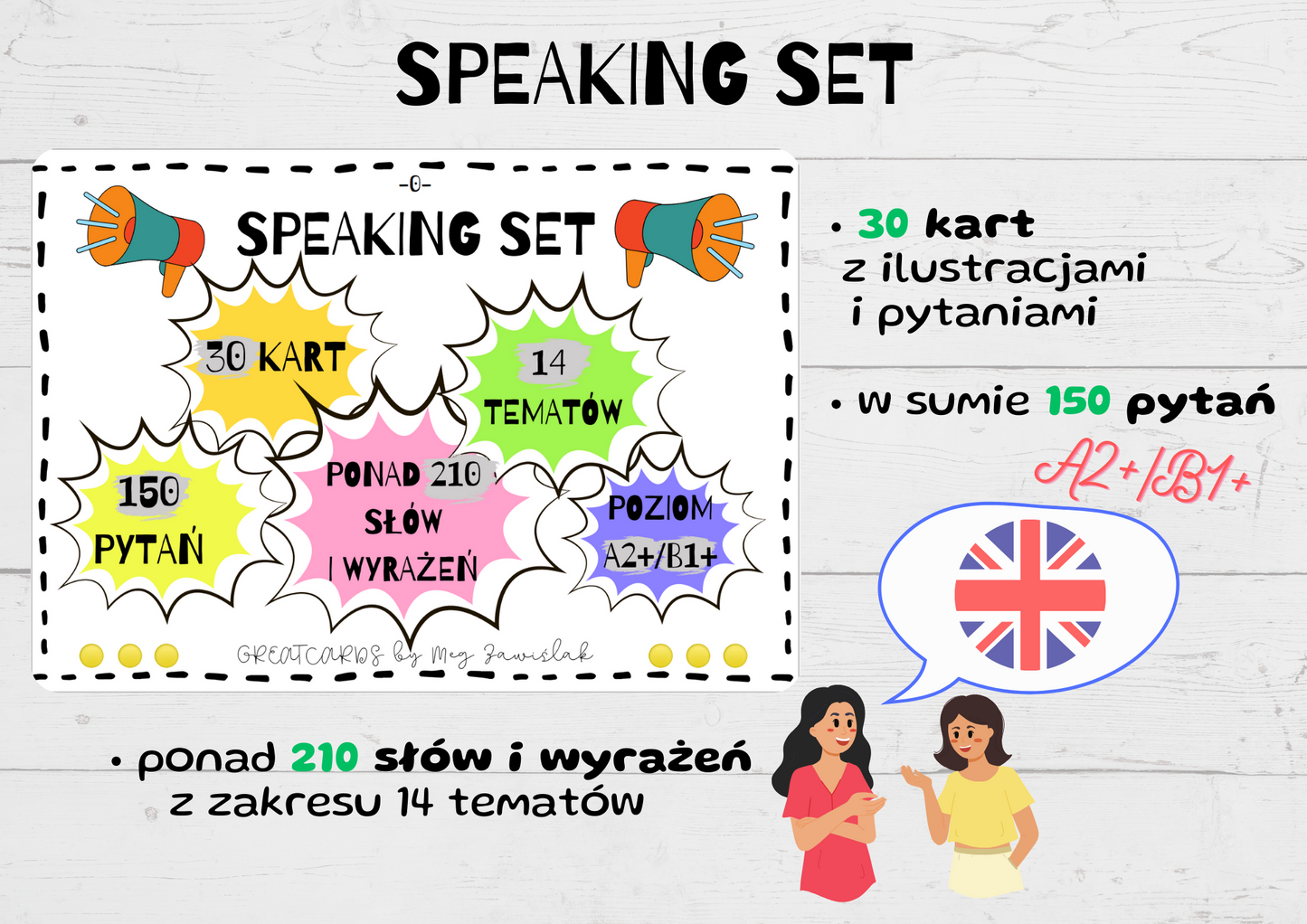 Greatcards - Speaking Set