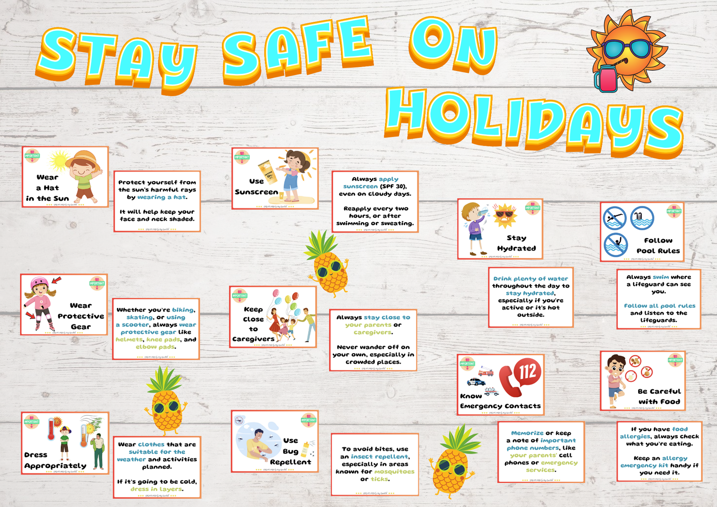 Stay Safe on Holidays - Gratcards - gazetka