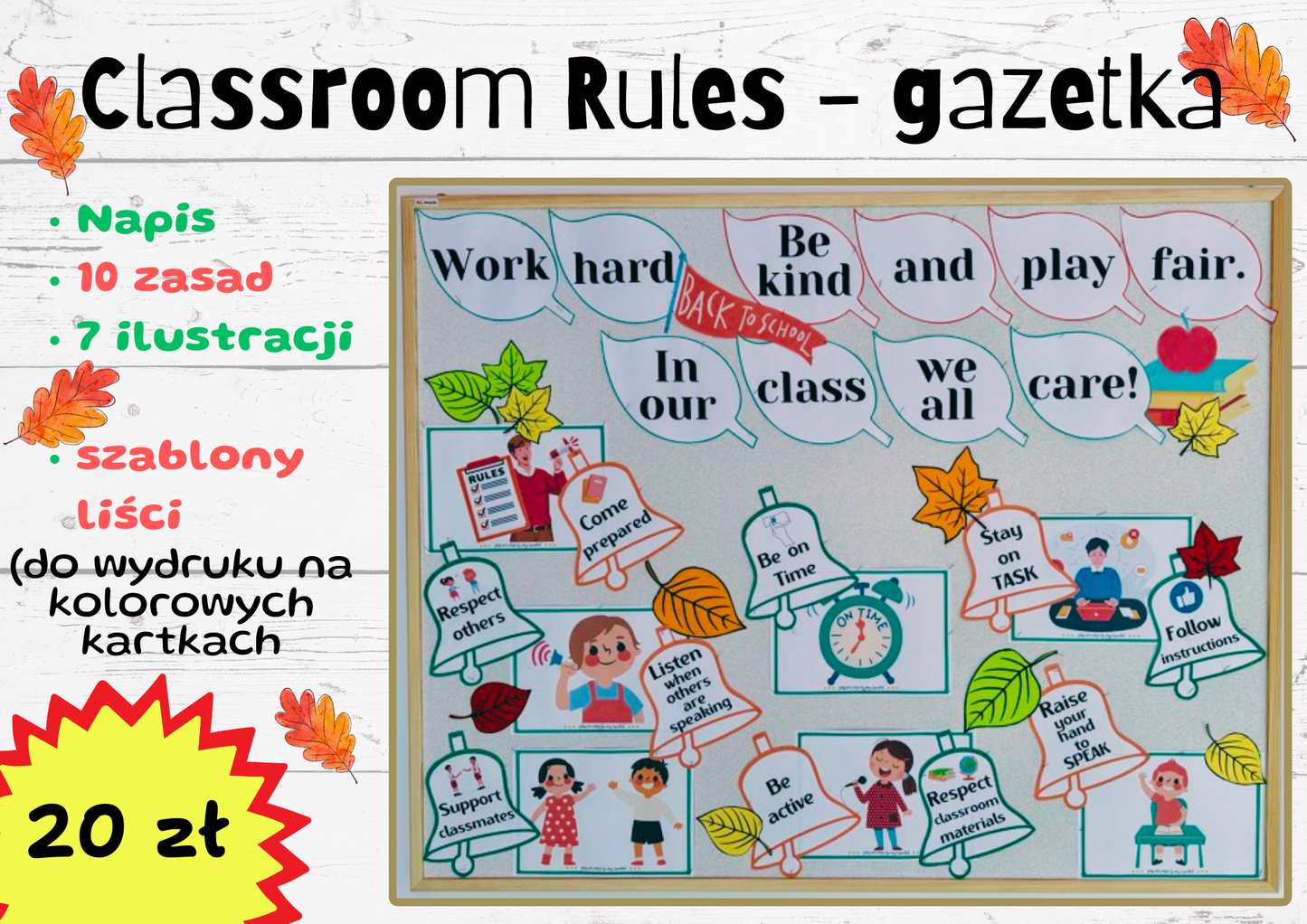 Classroom Rules - gazetka