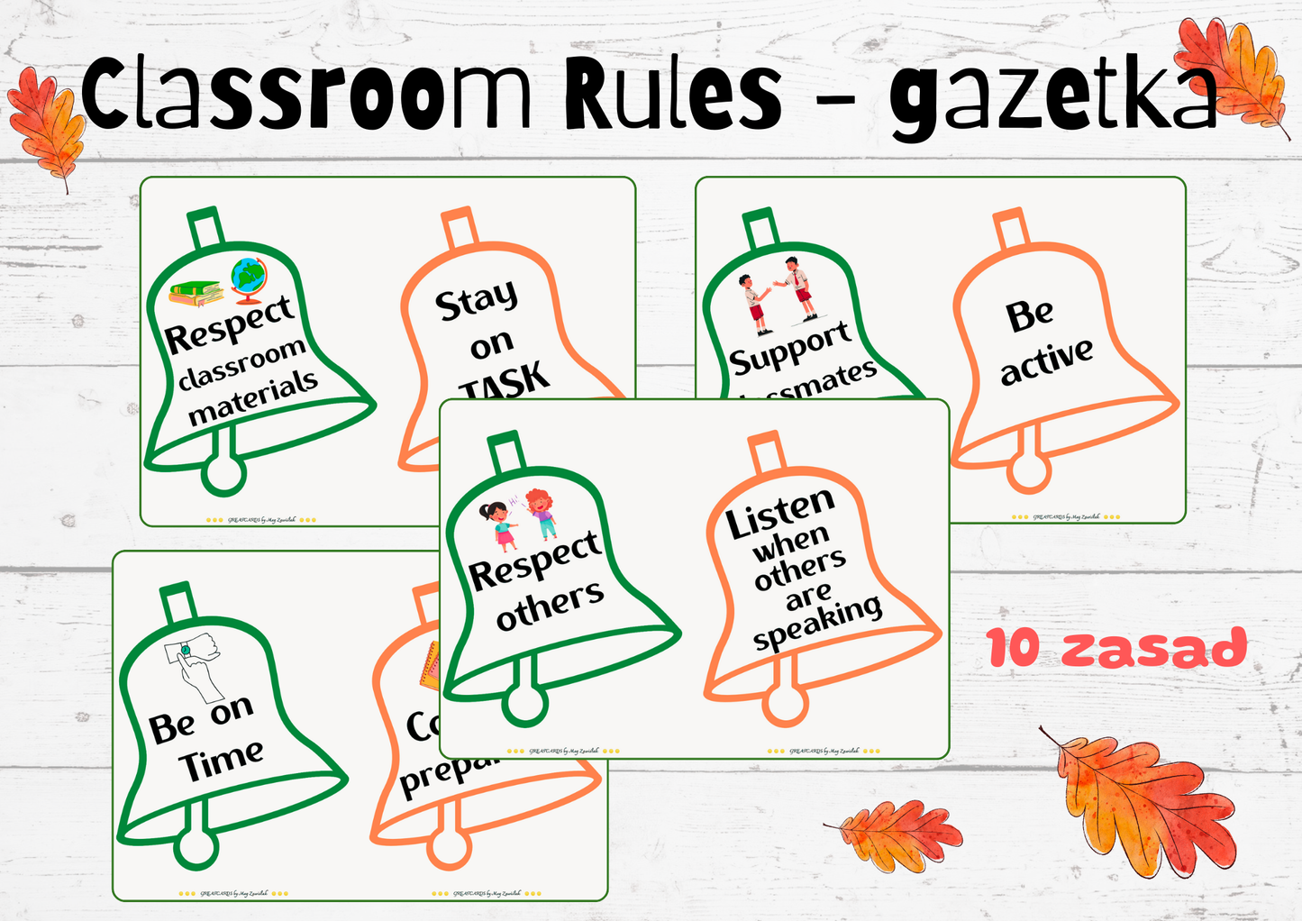 Classroom Rules - gazetka