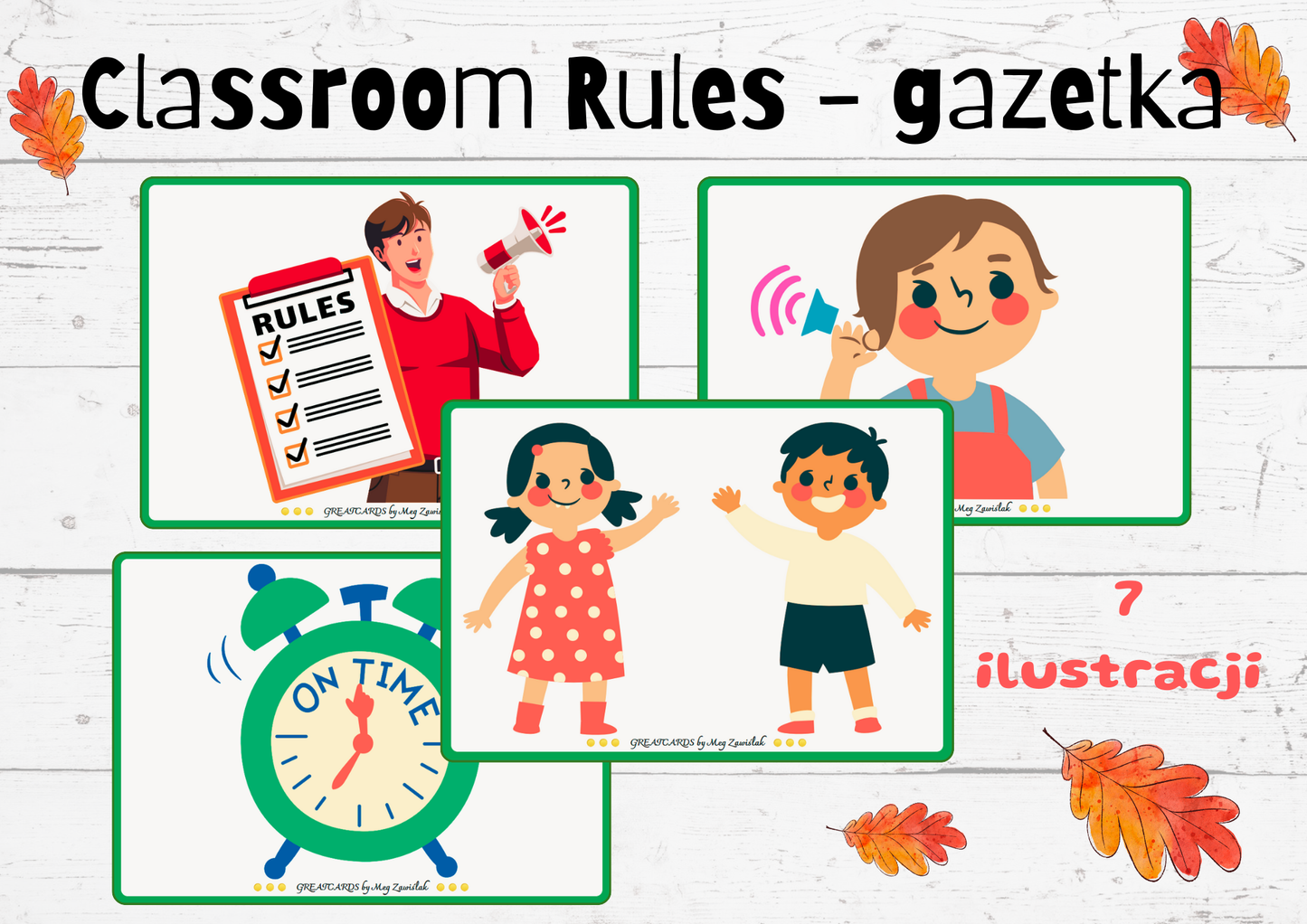 Classroom Rules - gazetka