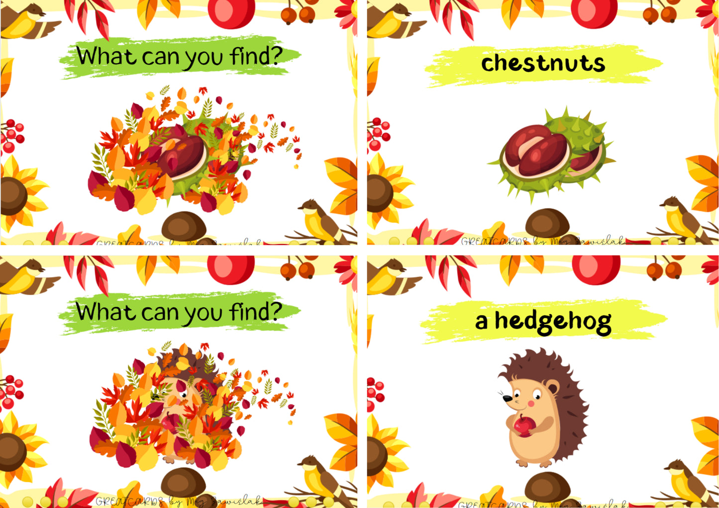 Greatcards - Autumn Time (What's this?)