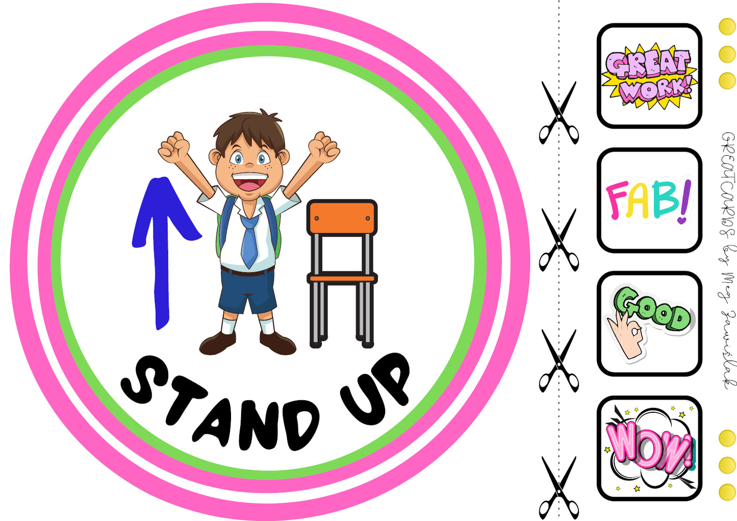 Greatcards - Classroom Language Cards