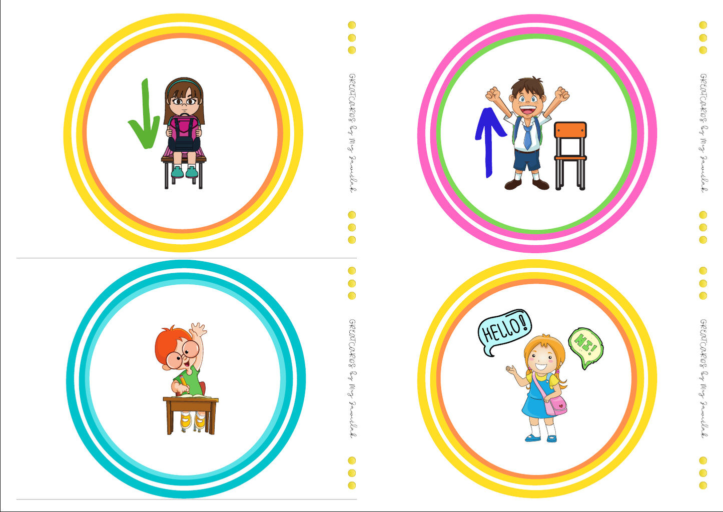 Greatcards - Classroom Language Cards