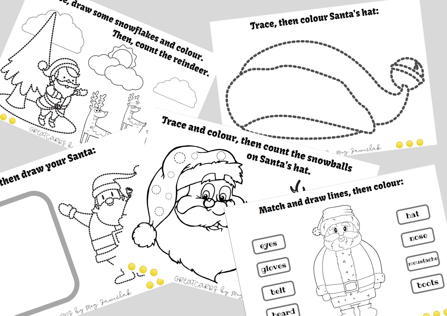 Greatcards - Santa and Rudolph