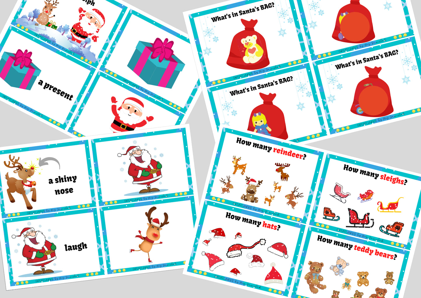 Greatcards - Santa and Rudolph