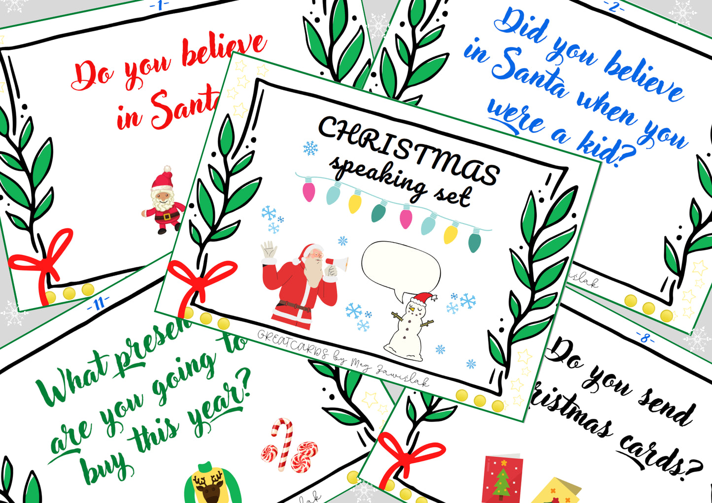 Greatcards - Christmas Speaking Set