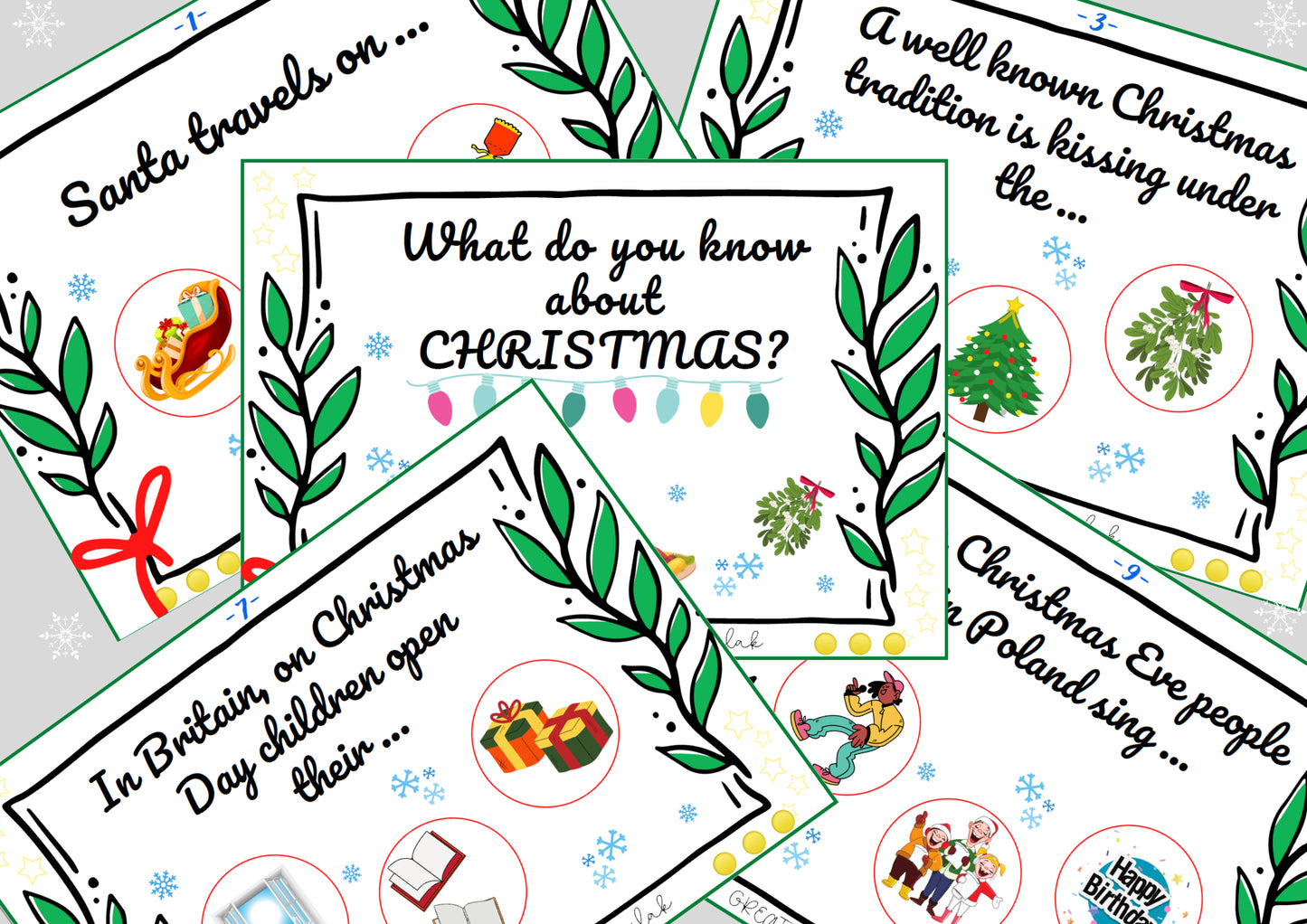 Greatcards - Christmas Speaking Set