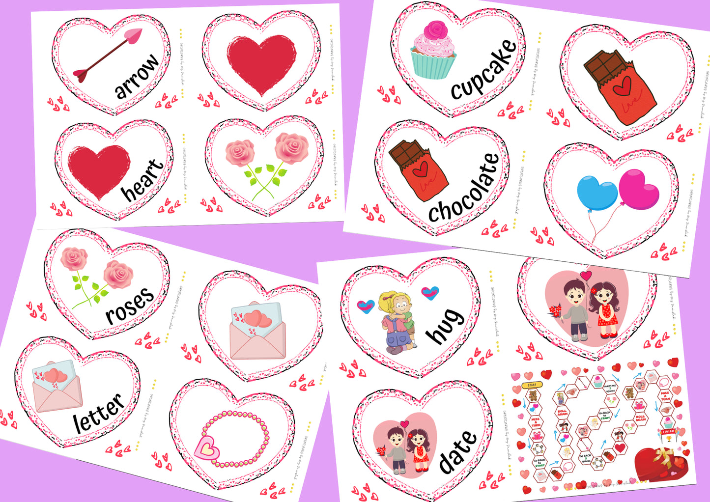 Greatcards - Heart-shaped Valentine's Set