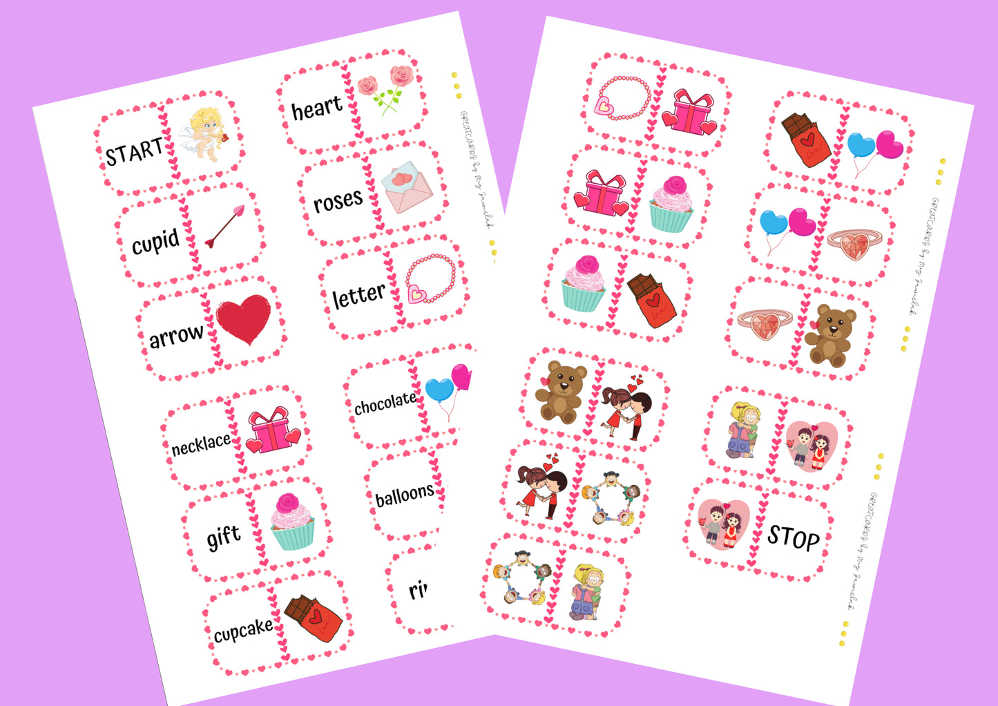 Greatcards - Heart-shaped Valentine's Set