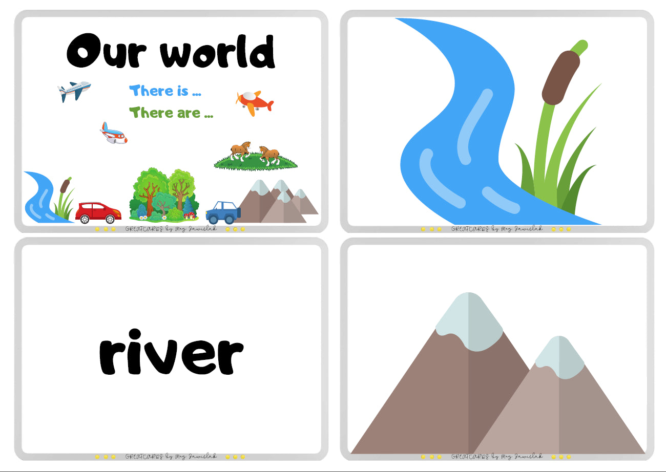 Greatcards - Our World (przyroda, pojazdy)