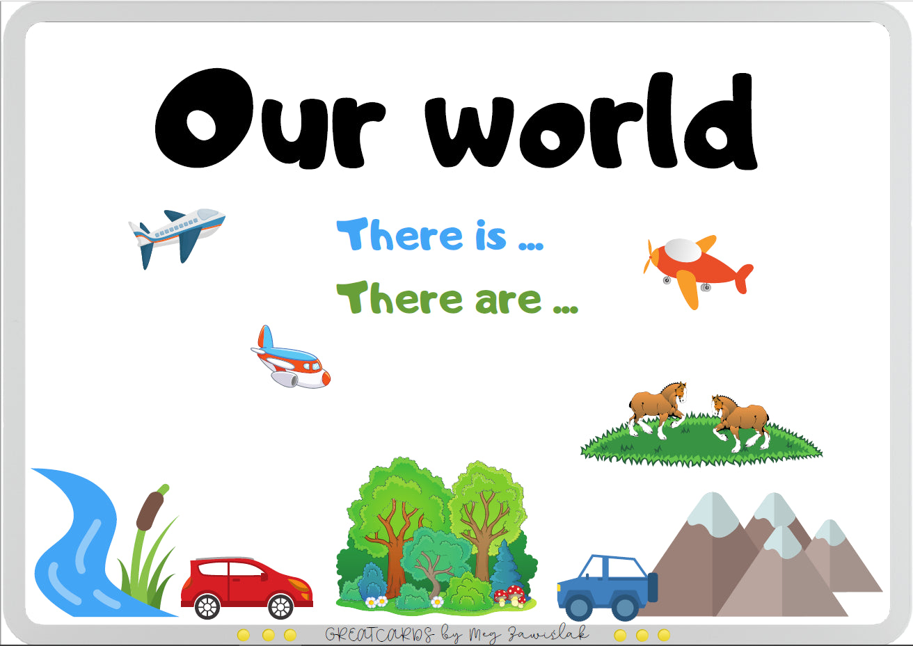 Greatcards - Our World (przyroda, pojazdy)