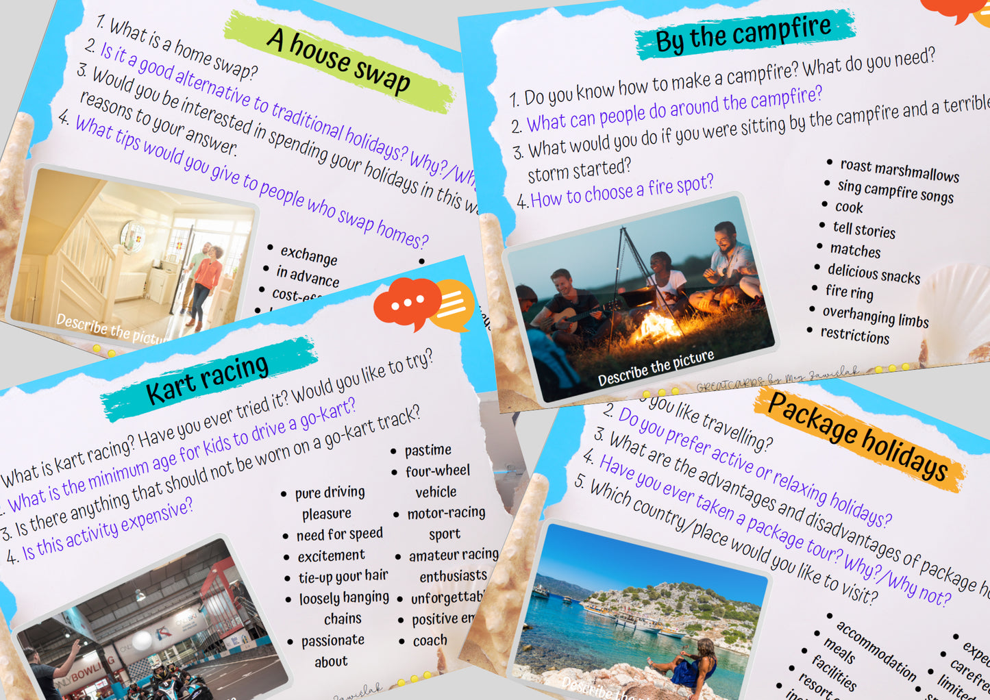 Greatcards - Holiday Speaking Set
