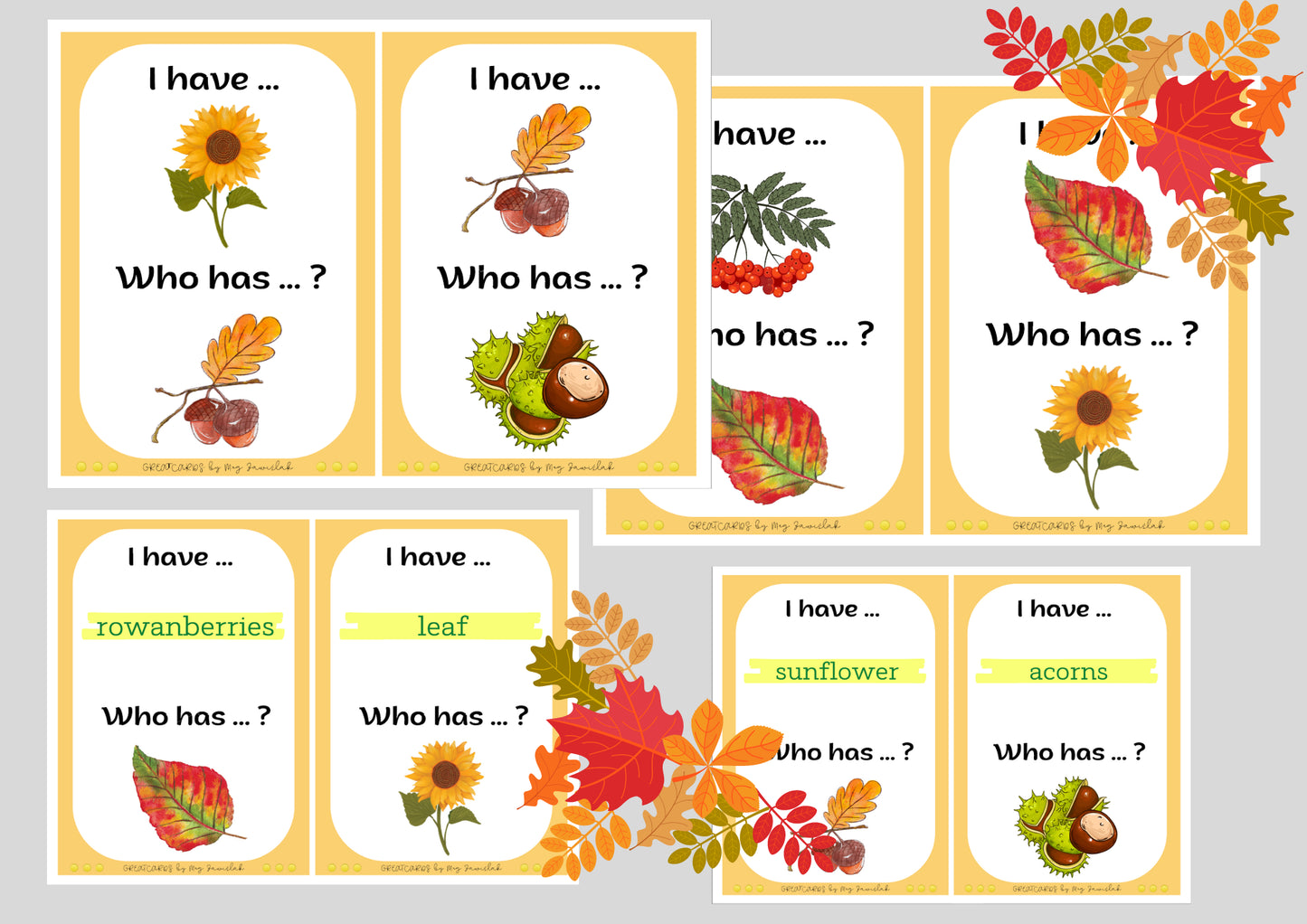 Greatcards - Hello Autumn