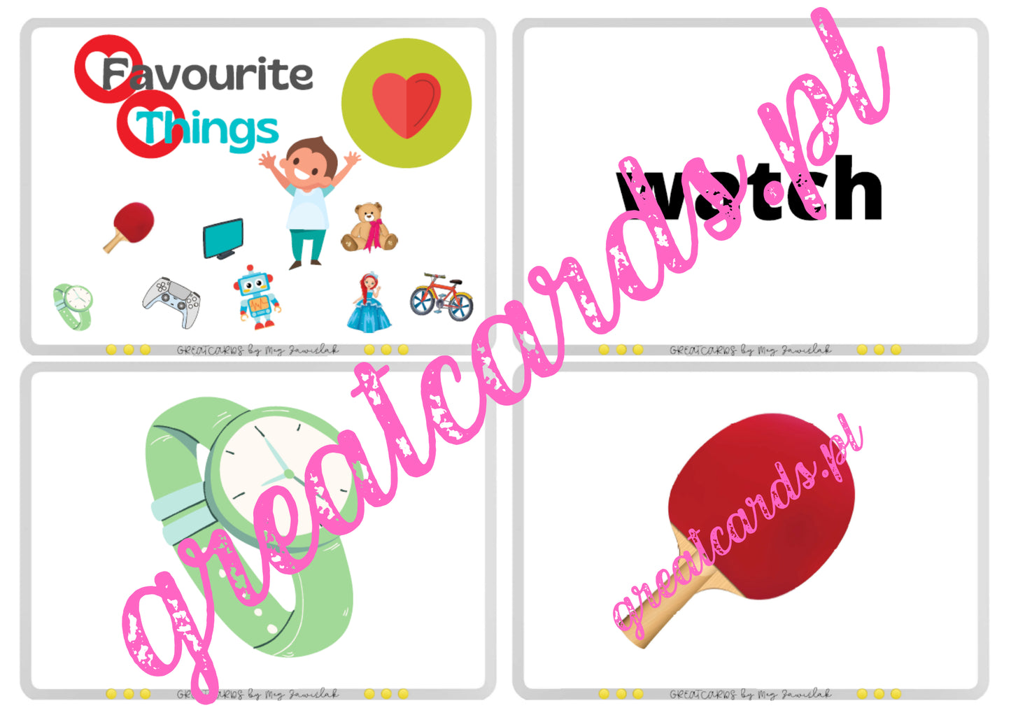 Greatcards - Favourite Things