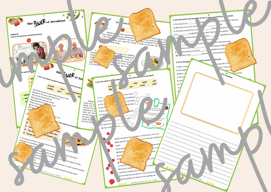 The power of breakfast - vocabulary, speaking and reading lesson B1+/B2