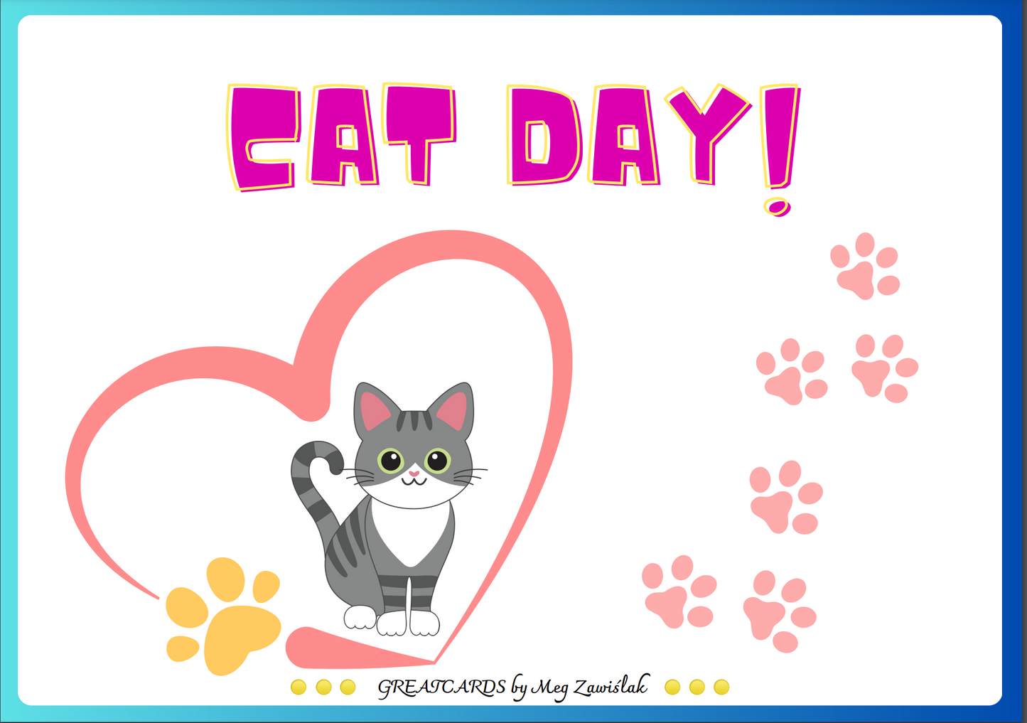 Greatcards - Cat Day!