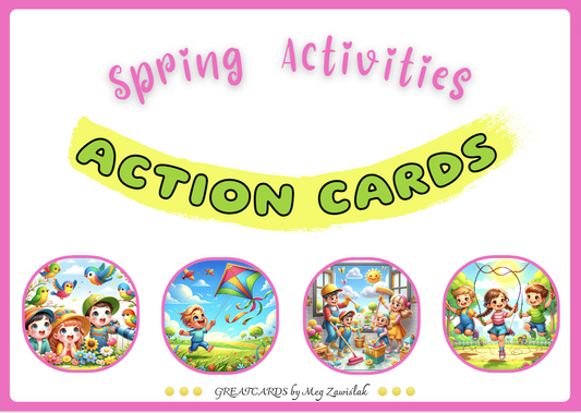 Greatcards - Spring Activities - Action Cards