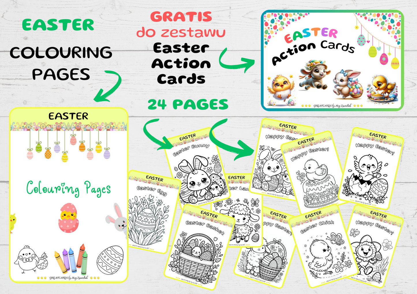 Greatcards - Easter Action Cards