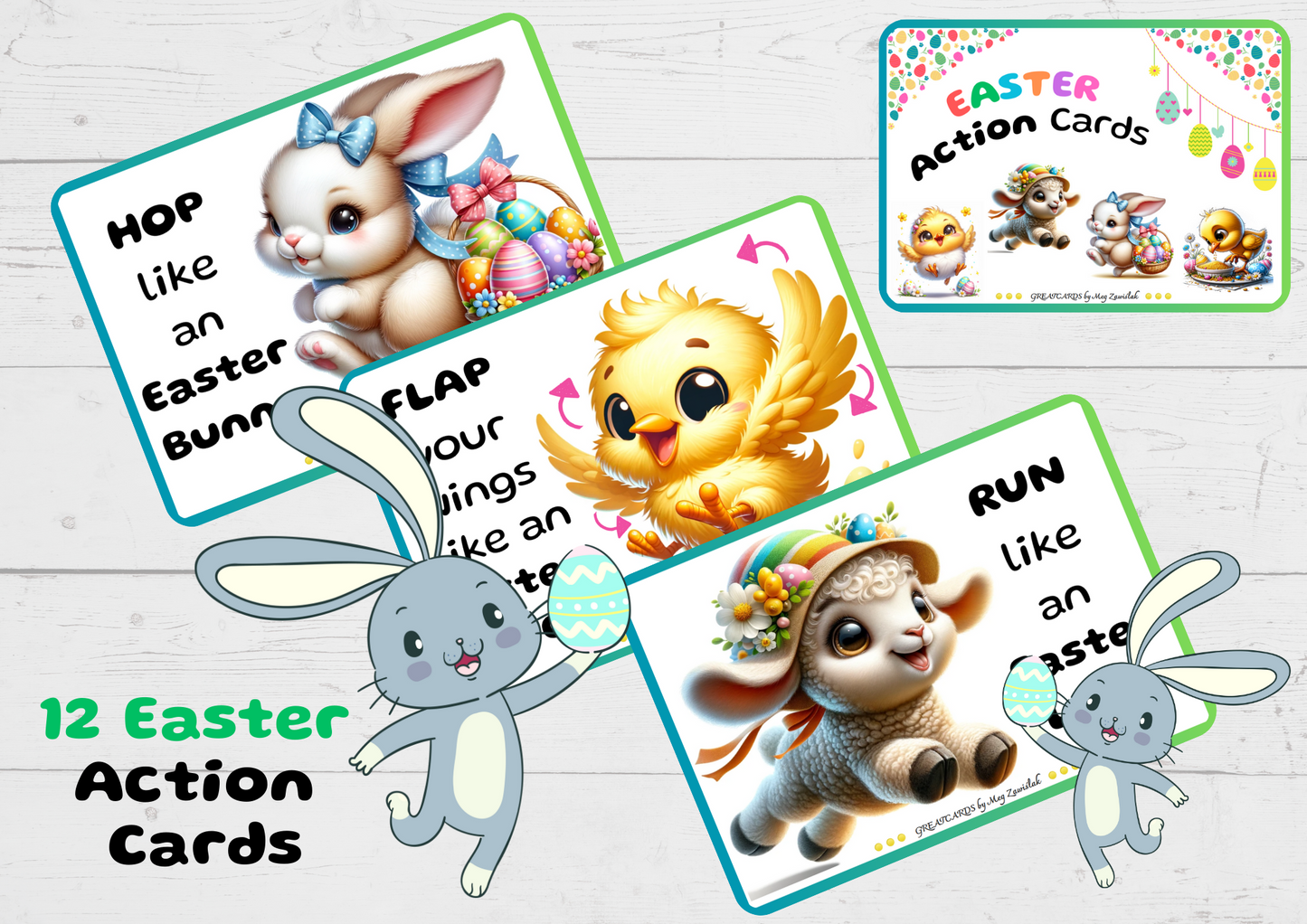 Greatcards - Easter Action Cards