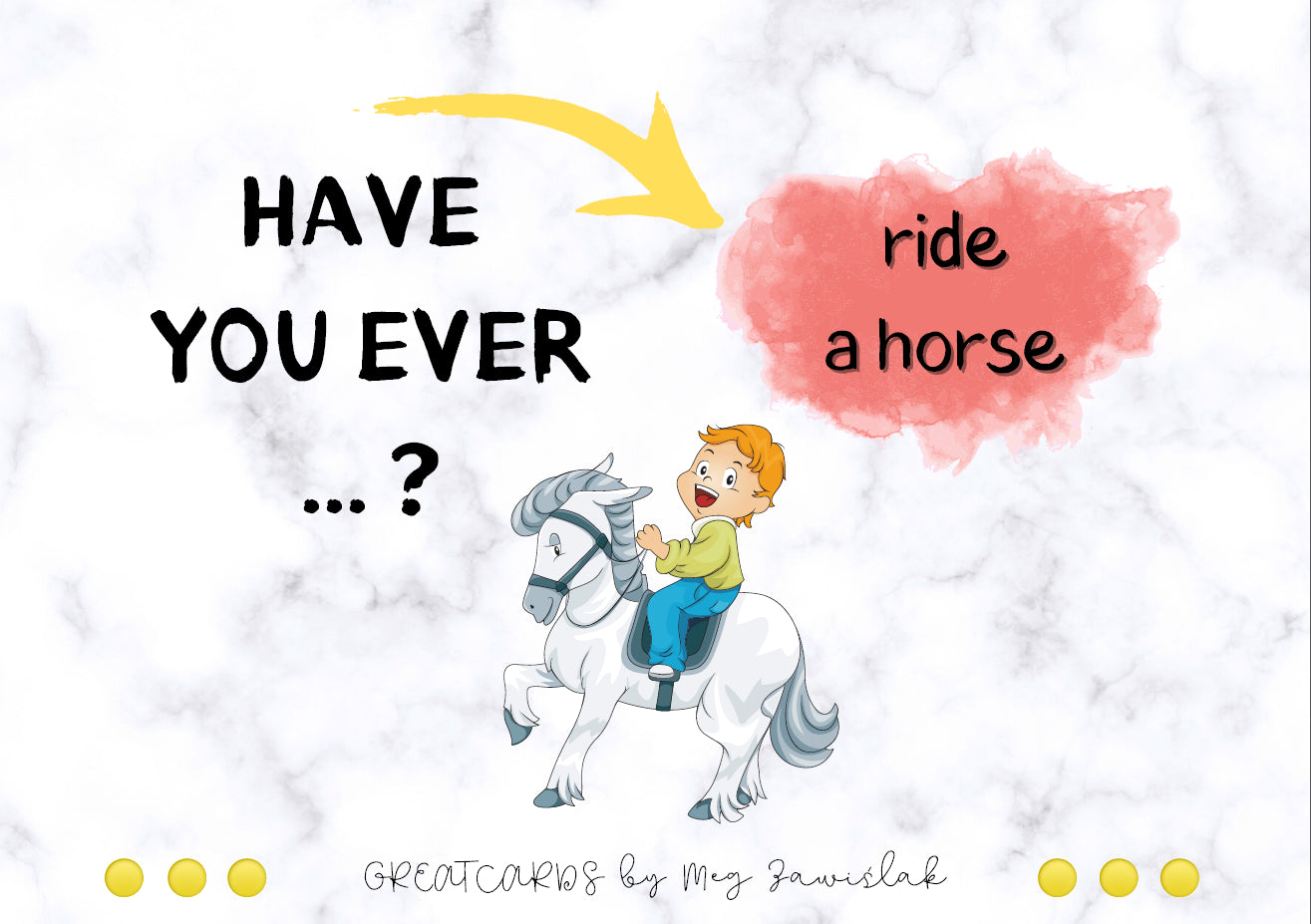 Greatcards - HAVE YOU EVER ... ? PRESENT PERFECT for life experiences