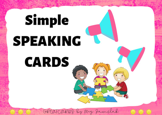 Greatcards - Simple Speaking Cards