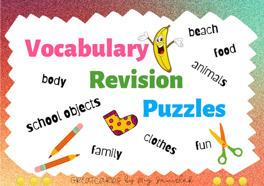 Greatcards - Vocabulary Revision Puzzles + Board Games (kl. II, III)