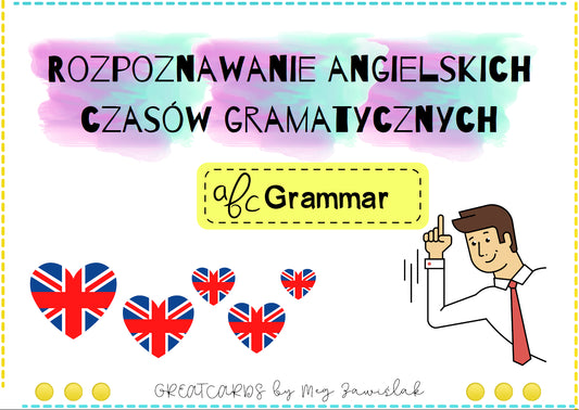 Greatcards - Rozpoznawanie Angielskich Czasów Gramatycznych