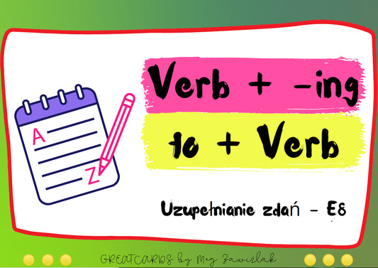Greatcards_E8_V + -ing to + Verb