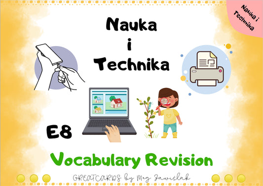 Greatcards - Nauka i Technika - Vocabulary Revision (E8)