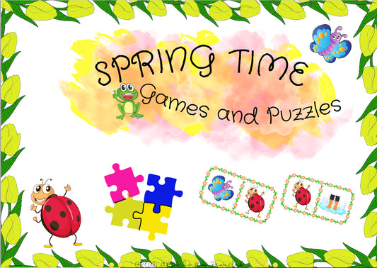 Greatcards - Spring Time - Games and Puzzles